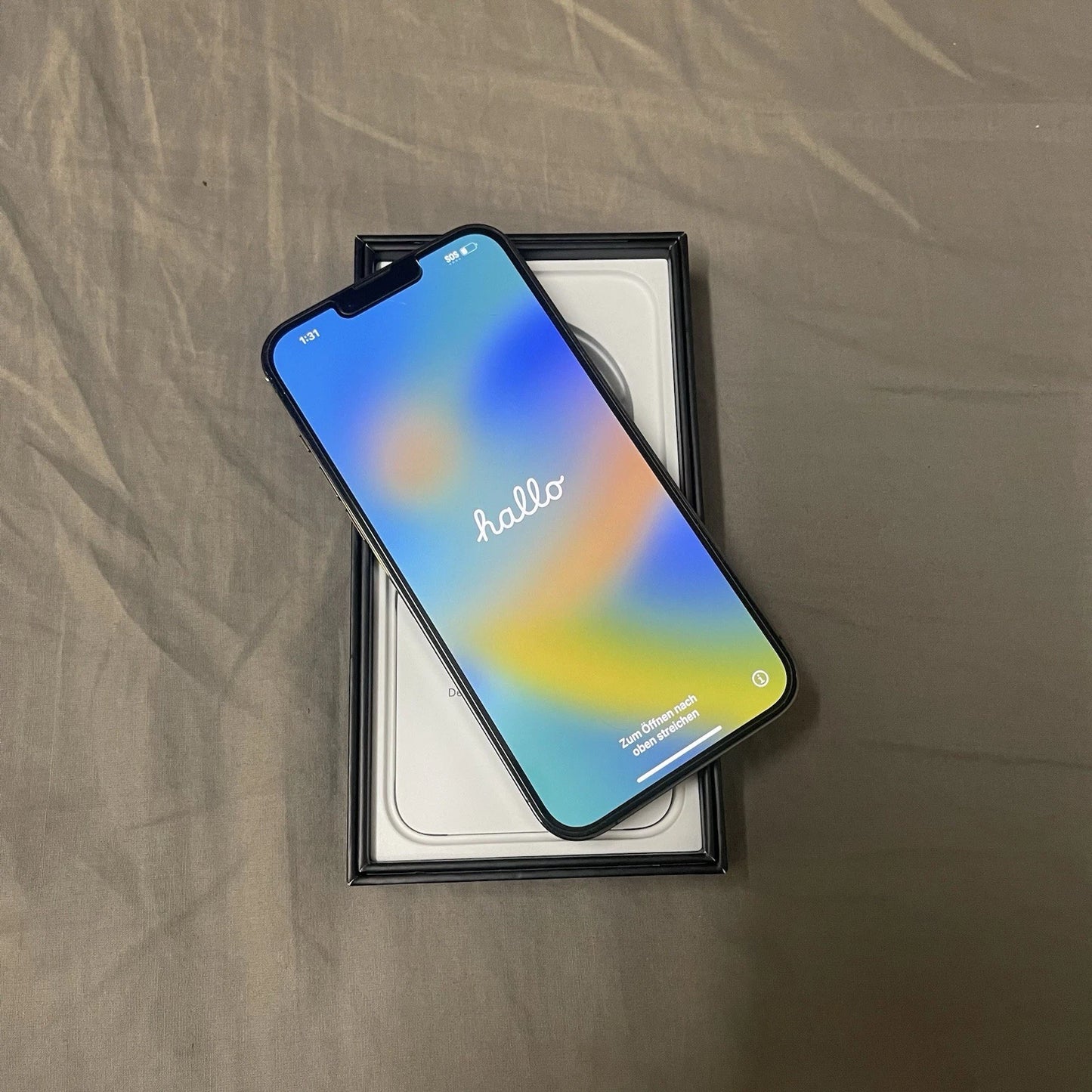 Original Unlocked iPhone 13 Pro Max 6.7" Super Retina OLED 128GB 256GB ROM 6GB RAM A15 IOS Face ID NFC 5G LTE Mobile Phone